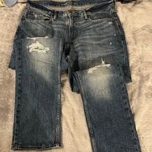 old navy slim ripped jeans